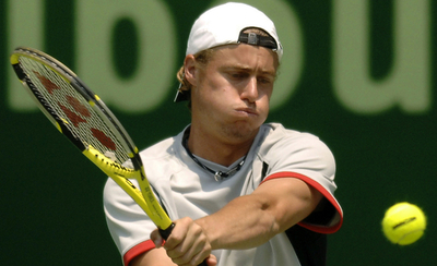 ＜テニス 07全豪オープン＞翌日に開幕を控え最終調整を行うヒューイット - オーストラリア