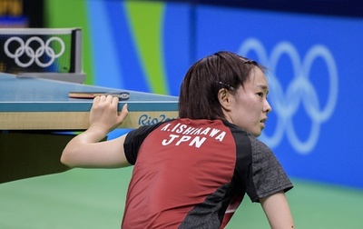 石川佳純がシングルス初戦で敗退、卓球女子