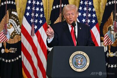 トランプ氏、イランのW杯出場は「命と安全のため適切ではない」