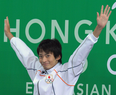 入江 50メートル背泳ぎを制し2冠、東アジア競技大会