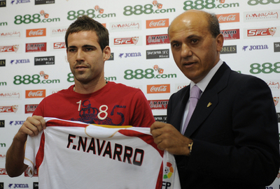 セビージャ ナバロの入団会見
