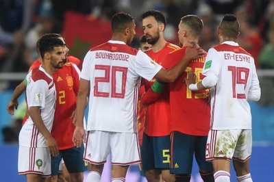 【写真特集】ロシアW杯グループB、スペイン対モロッコ