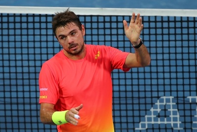 ワウリンカ、キリオスの棄権で決勝に進出 ドバイ・テニス選手権