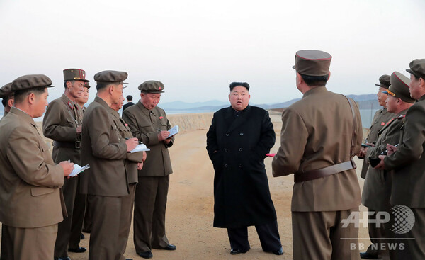 【写真特集】視察する北朝鮮の指導者、金正恩氏