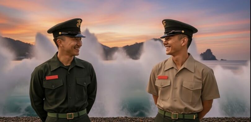 北朝鮮による延坪島砲撃で戦死した韓国海兵隊の故ソ・ジョンウク下士（左）と故ムン・グァンウク一等兵（右）が、AI技術で生前の姿に復元された＝韓国海兵隊(c)MONEYTODAY