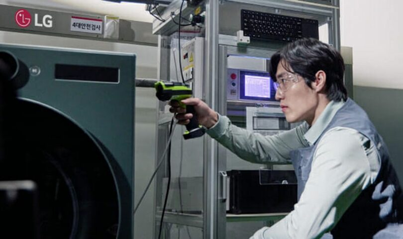 リファービッシュ洗濯機の品質検査＝LG電子(c)KOREA WAVE