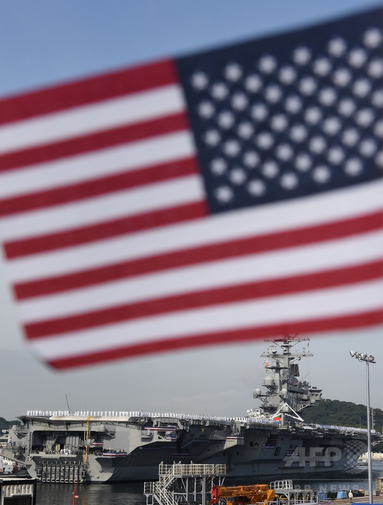 米原子力空母「R・レーガン」、横須賀基地に入港