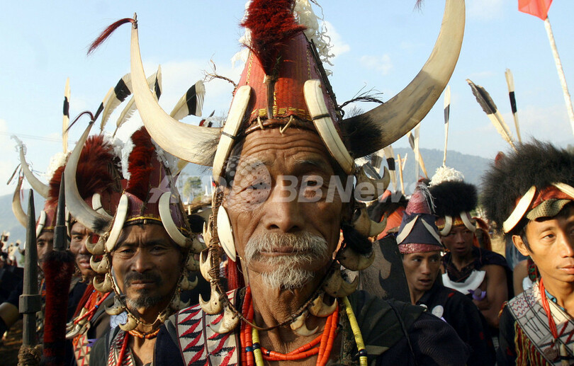 「世界で最も孤立した民族の一つ」ナガ族の新年祭 - ミャンマー