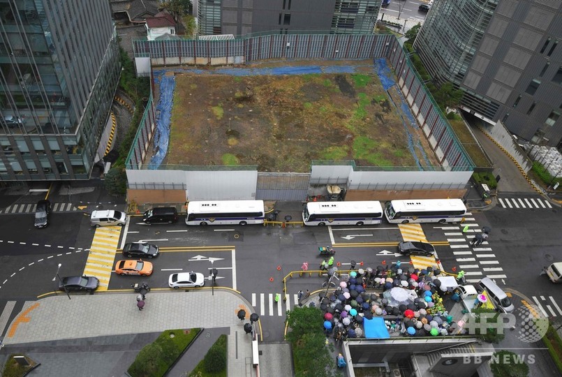 在韓日本大使館の建築許可取り消し、ソウル市当局 在韓日本大使館の建築許可取り消し、ソウル市当局