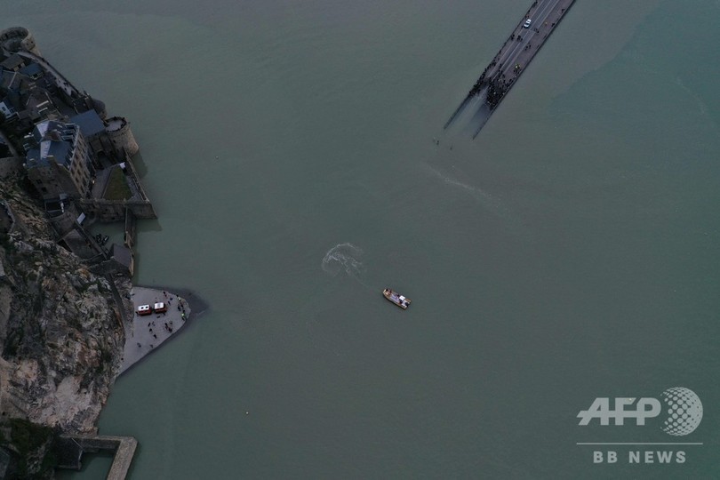 モンサンミシェル 潮が満ち 孤島 に 写真13枚 国際ニュース Afpbb News