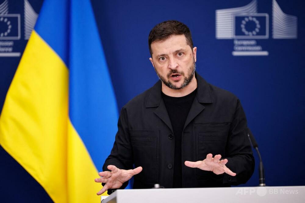 ロシアは和平交渉を「うま�く逃れようとしている」 ゼレンスキー氏　写真1枚　国際ニュース：AFPBB News