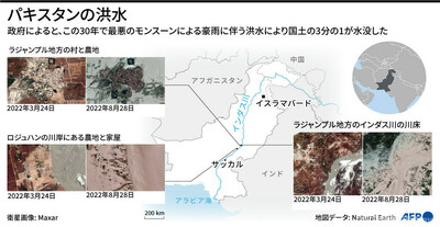 【図解】パキスタンの洪水