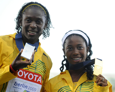 フレーザーが女子100メートルを制す、世界陸上ベルリン大会