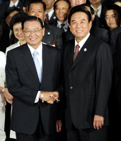 中国の台湾窓口機関会長が台北入り