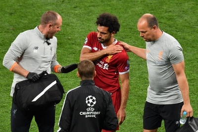 左肩負傷のサラーがスペインでリハビリへ、Ｗ杯出場目指す