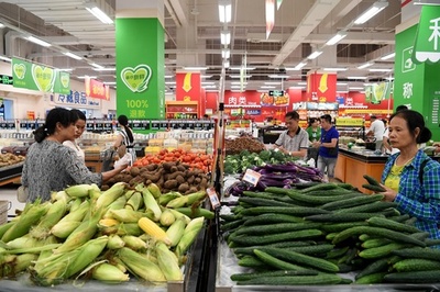 中国の7月の消費者物価指数2.1%上昇 鶏卵価格は二けた上昇