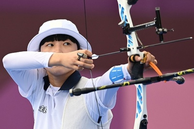 東京で3冠のアーチェリー女王 パリ五輪の韓国代表入りならず