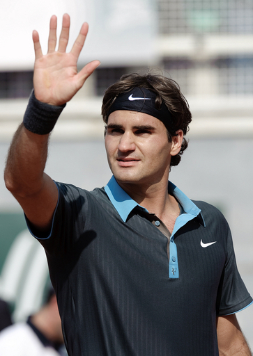 フェデラー 準決勝進出を決める、イタリア国際