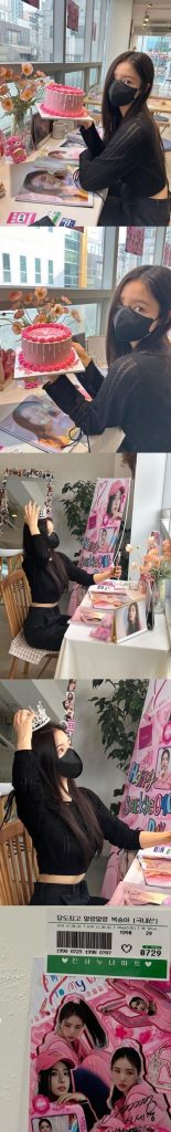 シン・セギョン、ファンからの「誕生日カフェ」認証ショットを公開