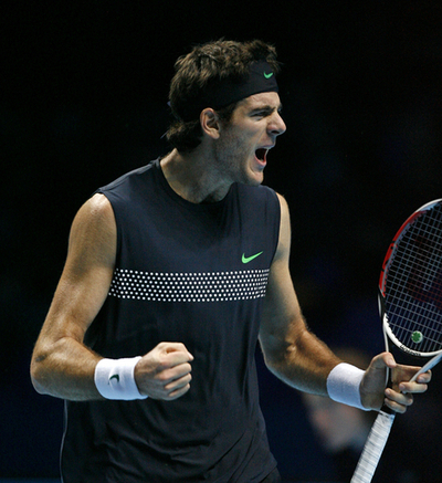 デルポトロ ベルダスコを下し準決勝進出に望み、ATPワールドツアー・ファイナル