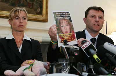 英国人少女失踪事件、ローマ法王が両親と会見