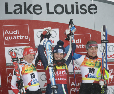 ファンキーニ 女子スーパー大回転第1戦でW杯初優勝