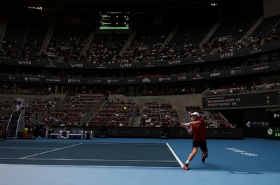 マレーが中国OPの雰囲気に失望感、ビッグマッチでも空席目立つ