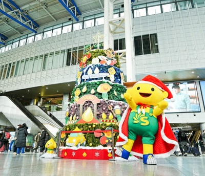 ソウル駅・蔚山駅に「GOODOILツリー」…感性的な雰囲気