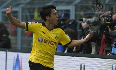 香川が頭で先制点！ ドルトムントが打ち合いのダービー制す