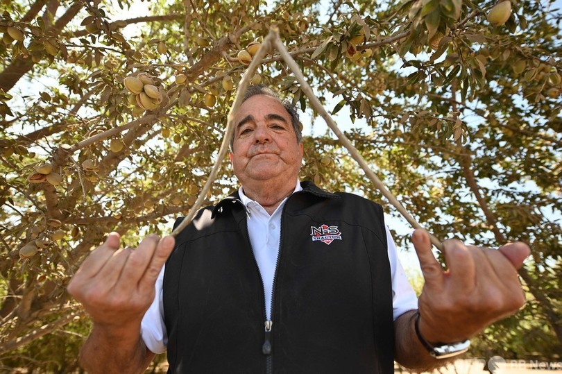 オリーブの枝で水脈を探す「水の魔法使い」 米カリフォルニア州