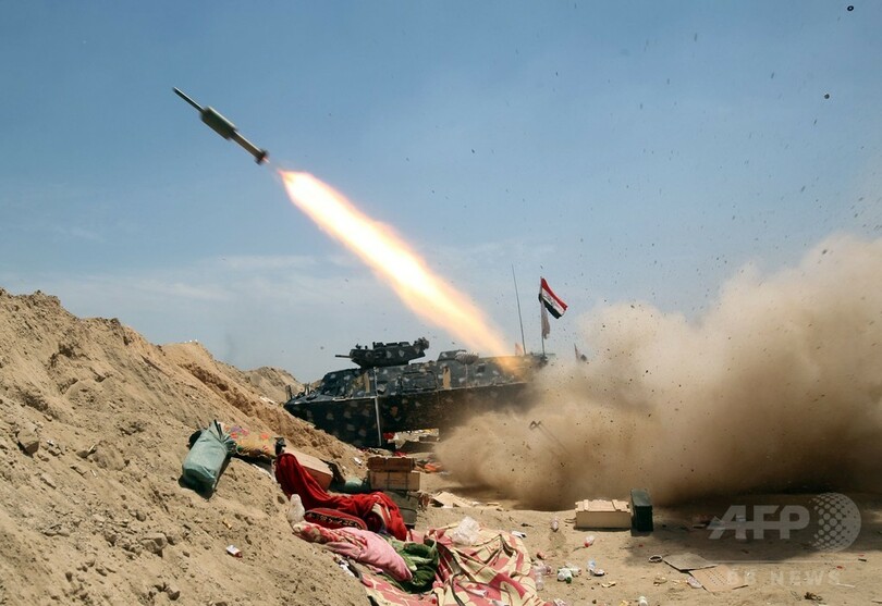 有志連合、ファルージャでIS司令官含む70人以上殺害 イラク