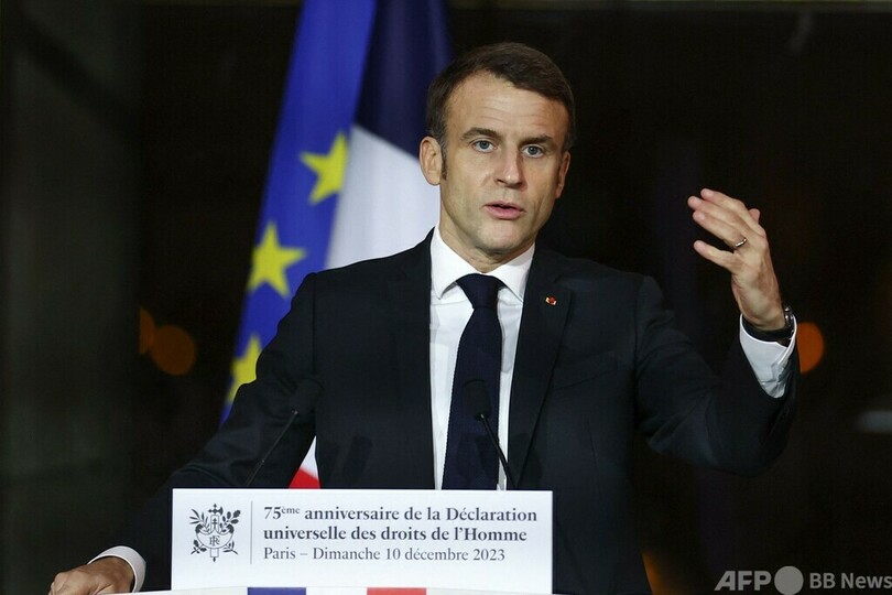 テロとの戦いは「ガザ壊滅」ではない マクロン仏大統領