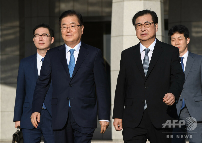 韓国特使、金委員長と会談 非核化協議の行き詰まり打開図る