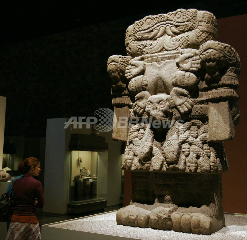 メキシコが誇る国立人類学博物館、マヤ・アステカ文明の遺跡を展示中