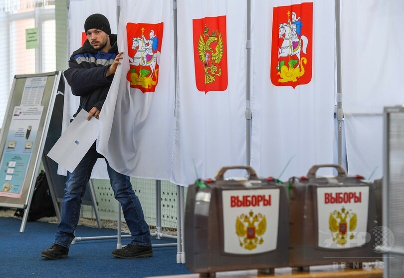 ロシア大統領選、プーチン氏4選確実