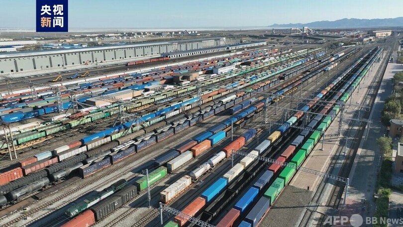 阿拉山口経由の中国・欧州間定期貨物列車 今年6000本を突破