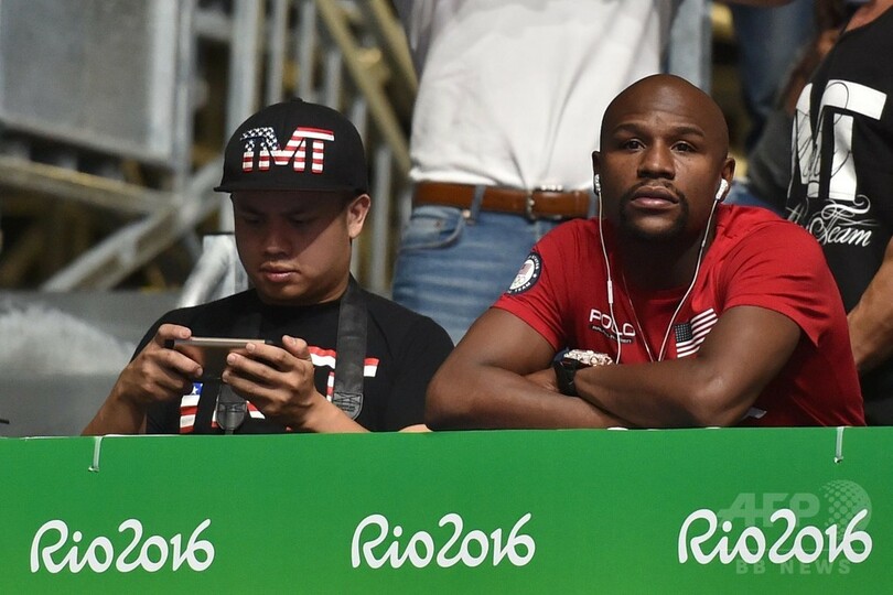 メイウェザー氏がリオ五輪観戦、目的は「スカウト」