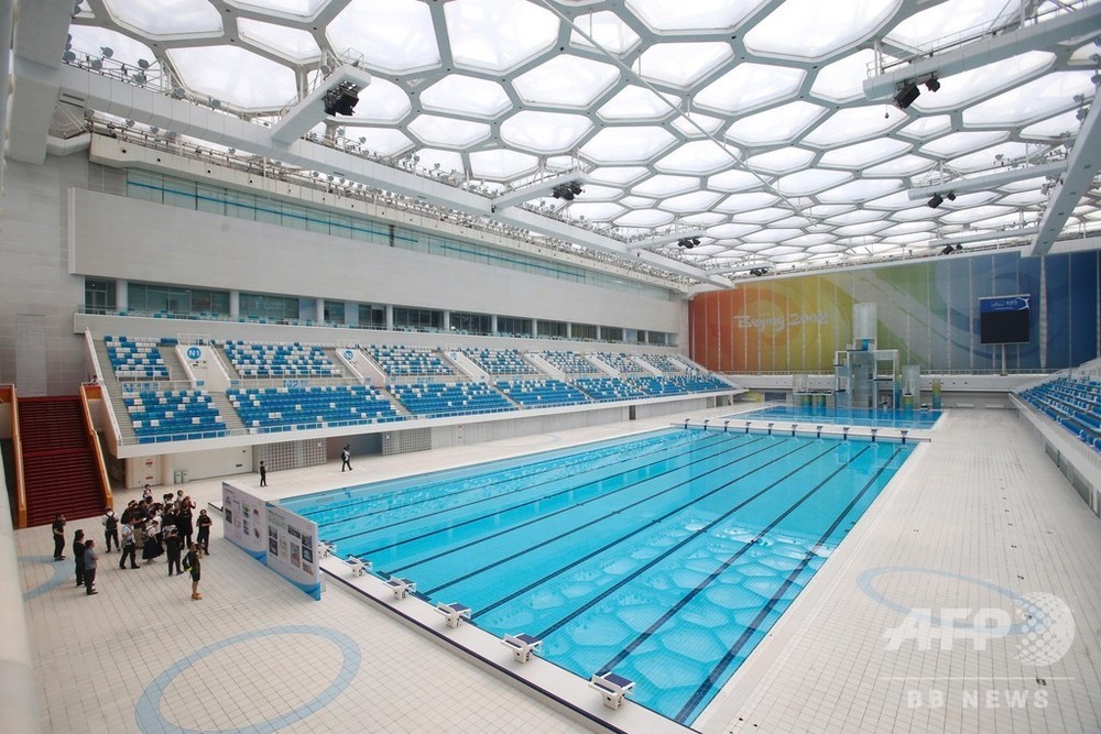 北京の国家水泳センター、年末までに氷上競技会場へ 冬季五輪見据え