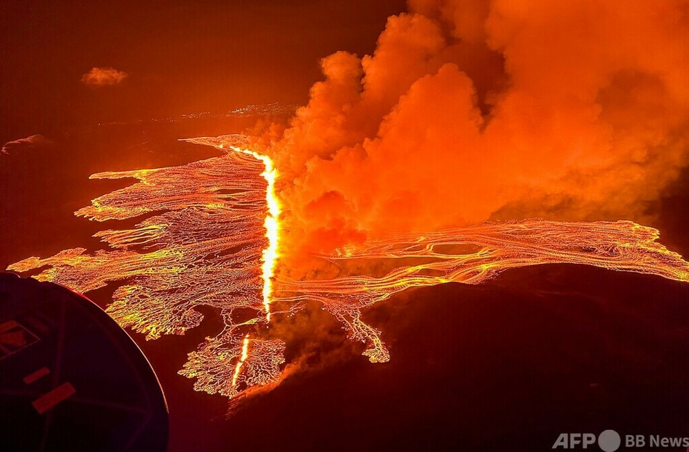 アイスランドで噴火、12月以降4度目 写真23枚 国際ニュース：AFPBB News