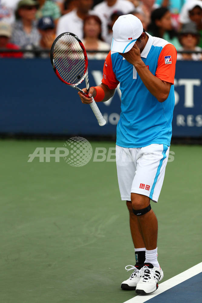錦織が1回戦で敗退、全米オープン 写真8枚 国際ニュース：AFPBB News