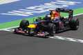 11F1第8戦欧州GP（European Grand Prix 2011）予選。予選に臨むレッドブル（Red Bull）のセバスチャン・ベッテル（Sebastian Vettel、2011年6月25日撮影）。(c)AFP/Tom Gandolfini