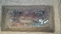 数多くの青銅器が出土した邵家棚遺跡の商代墓（資料写真）。(c)Xinhua News