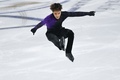 23-24フィギュアスケートグランプリ（GP）シリーズ第3戦、フランス杯、男子シングル・ショートプログラム（SP）。演技に臨む片伊勢武アミン（2023年11月3日撮影）。(c)Sebastien SALOM-GOMIS / AFP