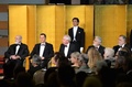 第25回高松宮殿下記念世界文化賞の授賞式典に出席した受賞者ら（2013年10月16日撮影）。(c)AFP/KAZUHIRO NOGI