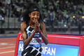 陸上女子中距離のシファン・ハッサン（2021年6月10日撮影）。(c)Tiziana FABI / AFP
