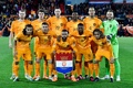 サッカー欧州選手権予選、グループB、オランダ対ジブラルタル。試合前の写真撮影に臨むオランダの選手（2023年3月27日撮影）。(c)JOHN THYS / AFP