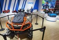 第２１回国際玩具・教育設備展覧会の乗用玩具展示エリア（2023年10月17日撮影）。(c)Xinhua News