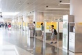空港内の保安検査場（2018年7月13日撮影）。(c)CNS/許康平