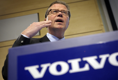 ボルボ、08年10-12月期は赤字に転落 株価は上昇