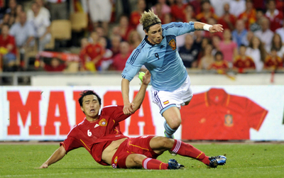 スペイン、元指揮官率いる中国に辛勝 国際親善試合